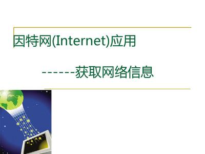 因特網(wǎng)應用與網(wǎng)絡技術 信息獲取的雙翼
